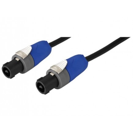 Monacor MSC-520/SW Kabel głośnikowy, 20m, 2-polowe wtyki NEUTRIK SPEAKON